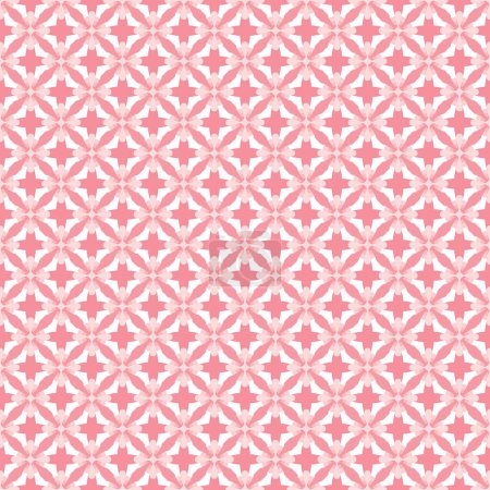 Illustration for Seamless geometric ornamental pattern, abstract illusion background - Royalty Free Image