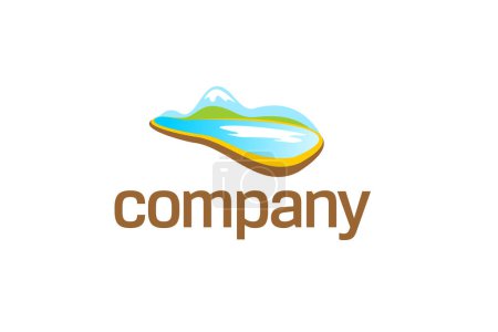 Ilustración de Diseño del logotipo de la empresa vector ilustración - Imagen libre de derechos