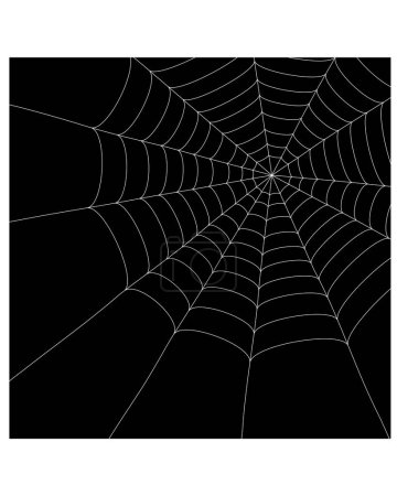 Ilustración de Icono de tela de araña, ilustración vectorial - Imagen libre de derechos