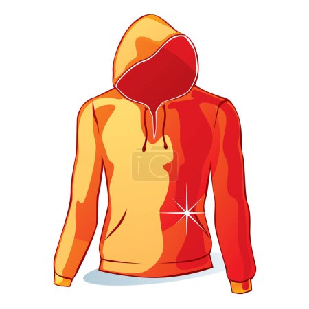 Illustration for Vector illustration of hoodie - Royalty Free Image