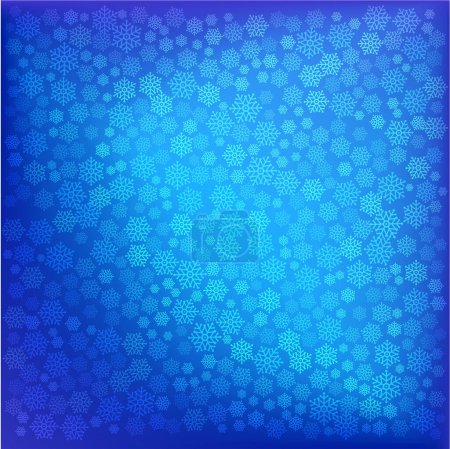 Téléchargez les photos : Abstrait noël bleu flocons de neige fond - en image libre de droit