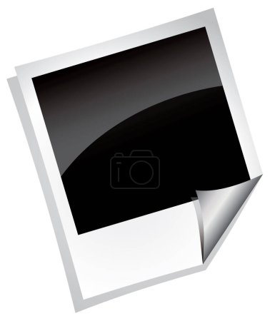 Illustration for Photo frame on white background. - Royalty Free Image