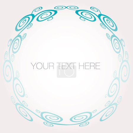 Illustration for Vector abstract background with place for text - Royalty Free Image