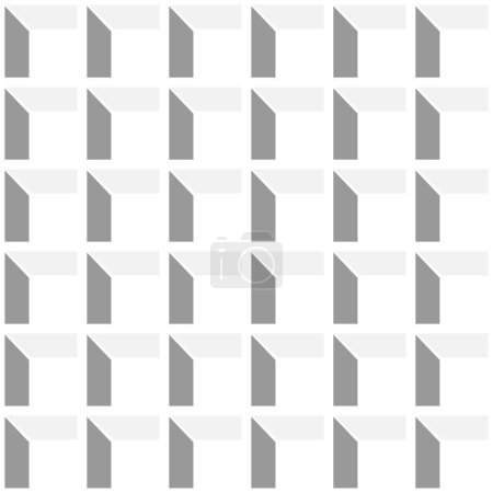 Ilustración de Patrón inconsútil vector. textura moderna con formas geométricas repetitivas - Imagen libre de derechos