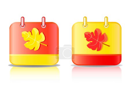 Illustration for Vector design of red and yellow flag icon set of spain and spanish stock symbol. - Royalty Free Image