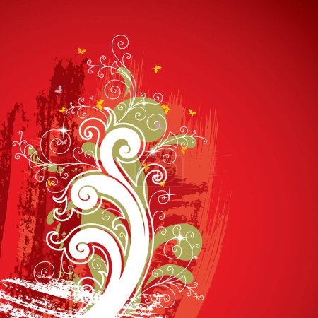 Illustration for Vector illustration of decorative abstract background - Royalty Free Image