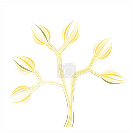 Illustration for Ginkgo bilgo vector icon. leaf. gingo go leaf. vector - Royalty Free Image