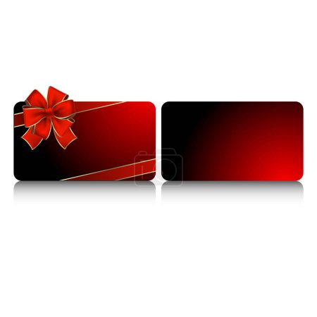 Illustration for Gift box with ribbon. vector illustration - Royalty Free Image