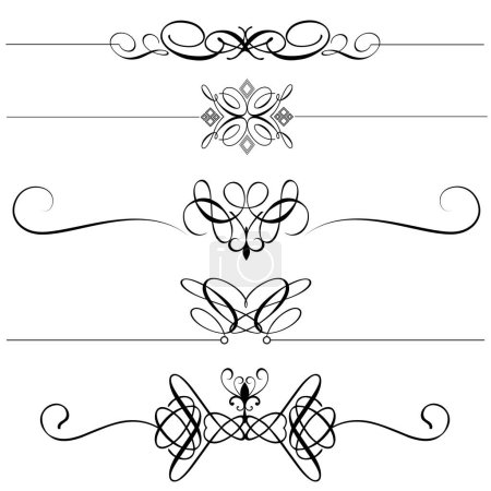 Illustration for Vector set of decorative frames - Royalty Free Image