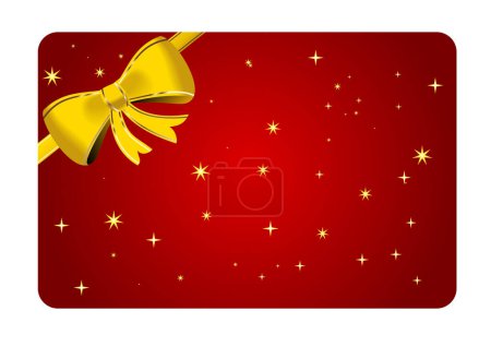 Ilustración de Navidad regalo tarjeta vector ilustración - Imagen libre de derechos