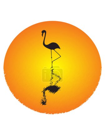 Illustration for Vector illustration of a bird - Royalty Free Image