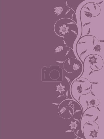 Illustration for Seamless pattern of simple flowers - Royalty Free Image