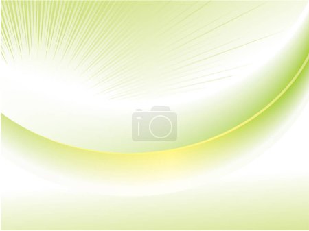 Illustration for Vector background of abstract lines. green gradient. - Royalty Free Image