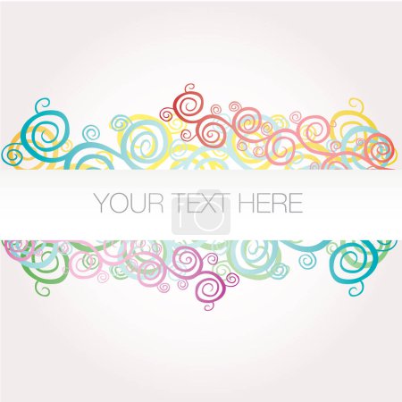 Illustration for Vector colorful abstract background. - Royalty Free Image