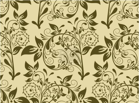 Illustration for Vector illustration of abstract floral background - Royalty Free Image