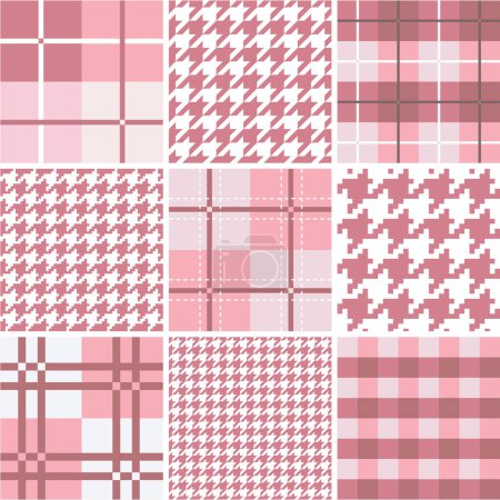 Illustration for Set of seamless patterns - Royalty Free Image