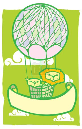 Téléchargez les illustrations : Illustration vectorielle d'un panier avec un panier et un ballon blanc - en licence libre de droit