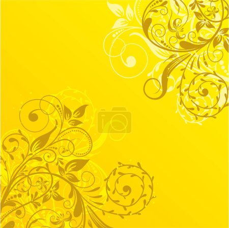 Ilustración de Fondo floral abstracto para el diseño - Imagen libre de derechos