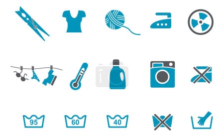 Illustration for Vector set of sewing icons - Royalty Free Image