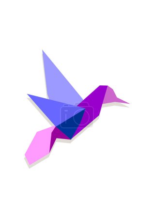 Illustration for Vector illustration of a flying bird - Royalty Free Image