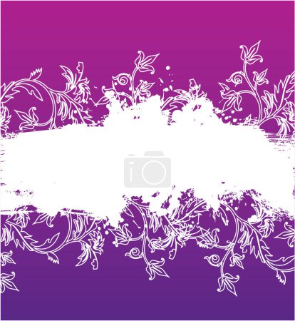 Illustration for Elegant abstract ornament template. vector illustration - Royalty Free Image