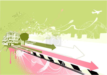 Illustration for Vector illustration of city landscape. - Royalty Free Image