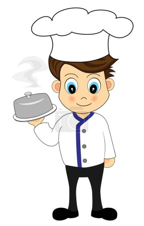 Illustration for Vector of cartoon chef - Royalty Free Image