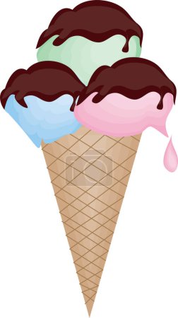 Ilustración de Ilustración del vector de helado - Imagen libre de derechos