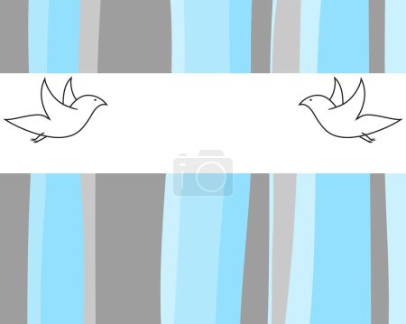 Téléchargez les illustrations : Illustration vectorielle de l'icône de colombe - en licence libre de droit