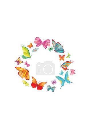 Illustration for Vector illustration of butterfly - Royalty Free Image