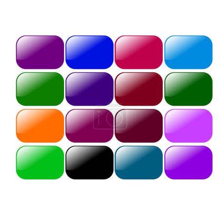 Illustration for Vector illustration of a colorful squares - Royalty Free Image