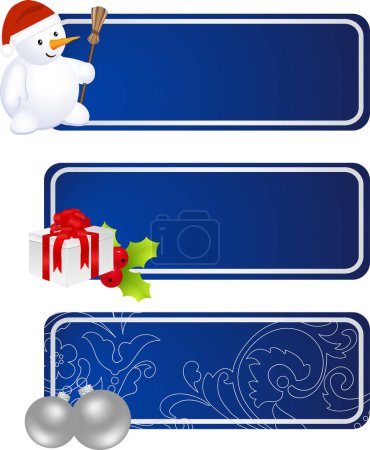 Illustration for Christmas card vector illustration - Royalty Free Image
