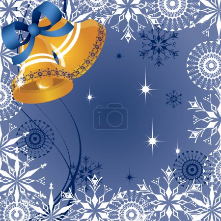 Illustration for Christmas and new year greeting card - Royalty Free Image