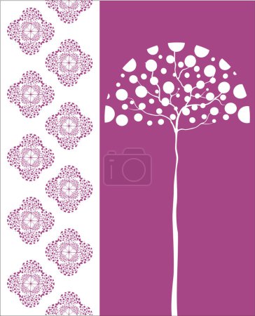 Ilustración de Conjunto de patrones florales vectoriales. - Imagen libre de derechos