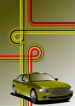 Ilustración de Ilustración del coche - Imagen libre de derechos