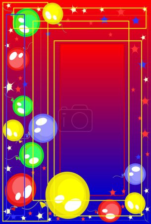 Illustration for Vector illustration of a colorful background - Royalty Free Image