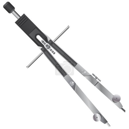 Illustration for Medical syringe with needles. 3 d render illustration. - Royalty Free Image