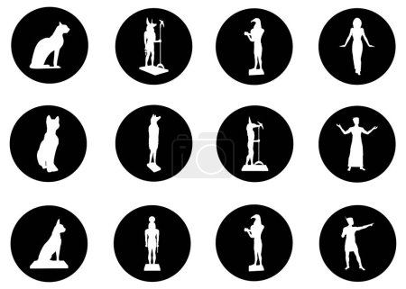 Illustration for Vector set of silhouettes - Royalty Free Image