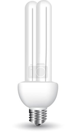 Illustration for Led light bulb isolated on white background - Royalty Free Image