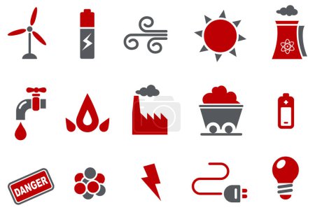 Illustration for Set of icons vector illustration - Royalty Free Image