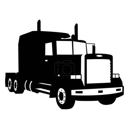 Illustration for Truck icon. vector illustration - Royalty Free Image