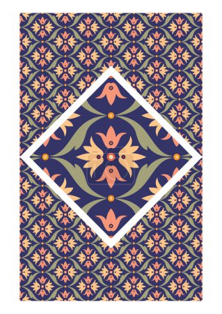 Illustration for Vector seamless pattern. colorful ethnic ornament. arabesque style - Royalty Free Image