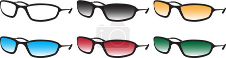 Illustration for Sunglasses icon vector illustration design - Royalty Free Image
