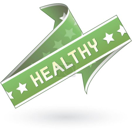 Illustration for Healthy green vector abstract illustration - Royalty Free Image