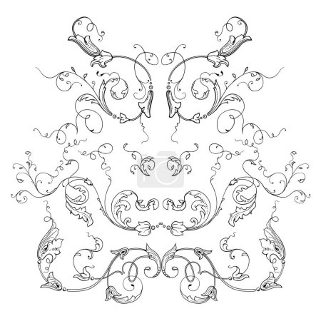 Illustration for Vector illustration of ornamental background - Royalty Free Image
