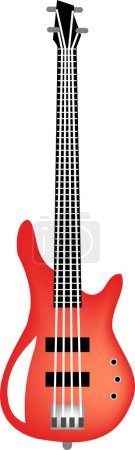 Illustration for Vector illustration of guitar - Royalty Free Image