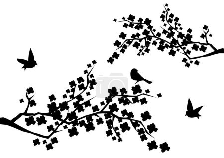 Illustration for Vector illustration of birds - Royalty Free Image