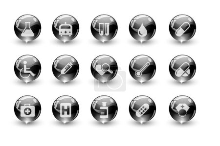 Ilustración de Ilustración vectorial de iconos para web - Imagen libre de derechos
