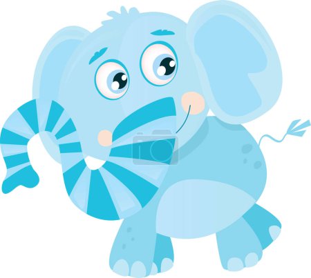 Téléchargez les illustrations : Illustration vectorielle de l'éléphant - en licence libre de droit