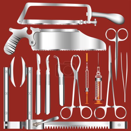 Illustration for Set of different tools for manicure and pedicure - Royalty Free Image